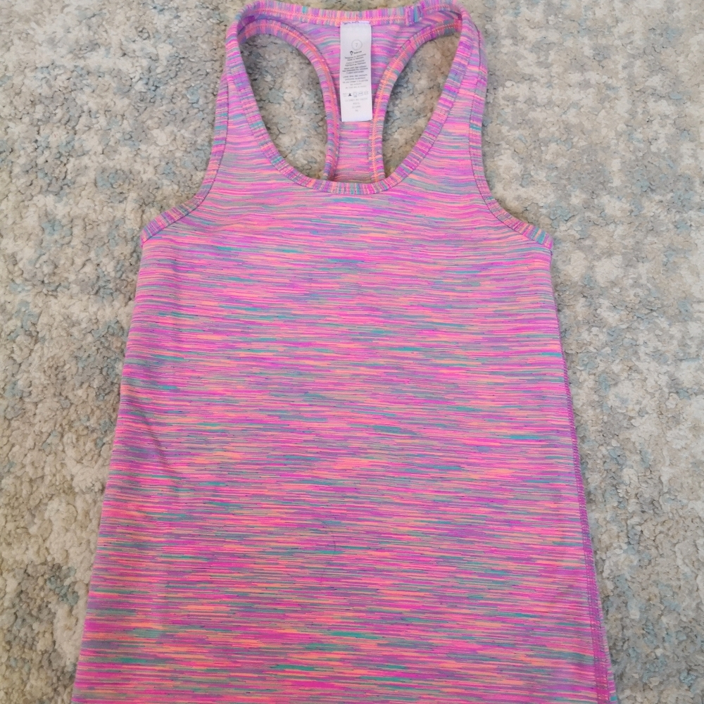 Ivivva KeepUrCool Racer Tank Top, Size 7